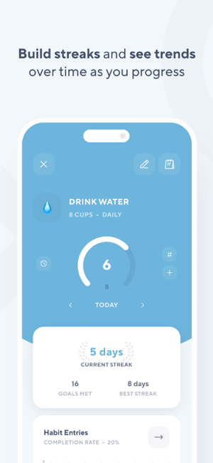 ‎DoneApp - Track Healthy Habits Capture d'écran