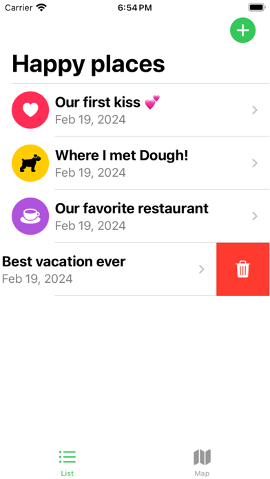 Happy Places I've been Screenshot