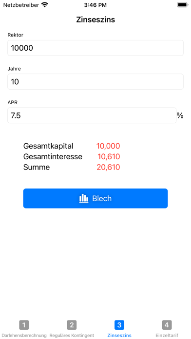 Zinsberechnungshelfer