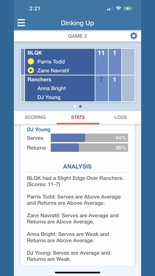 #4. Dinking Up - Pickleball Scores (iOS) بواسطة: Arch Square