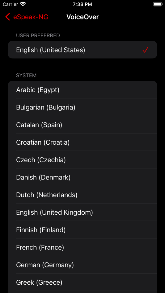 #2. eSpeak-NG (macOS) 由: Yury Popov