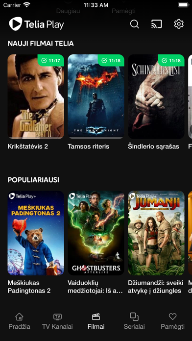 Telia Play LT Screenshot