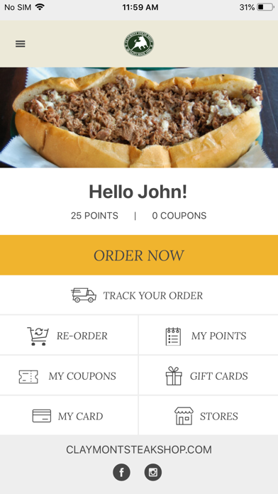 Claymont Steak Shop Screenshot