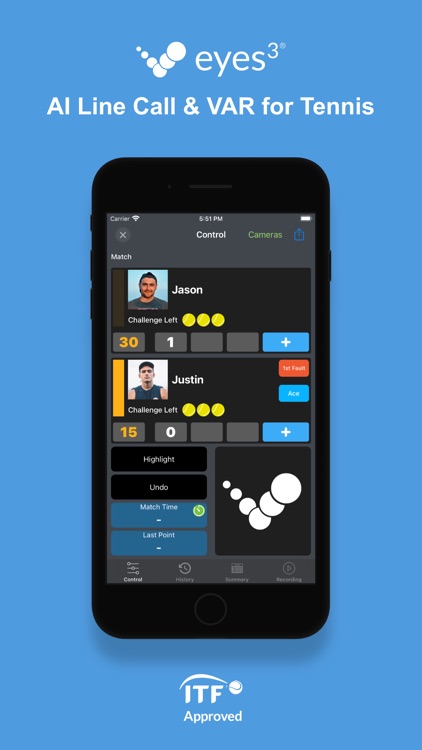 eyes3: AI LineCall and VAR