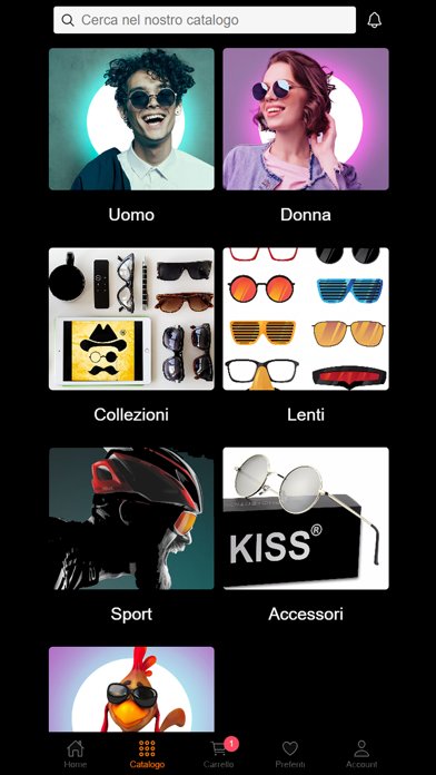 KISS - Eyewear Store Screenshot
