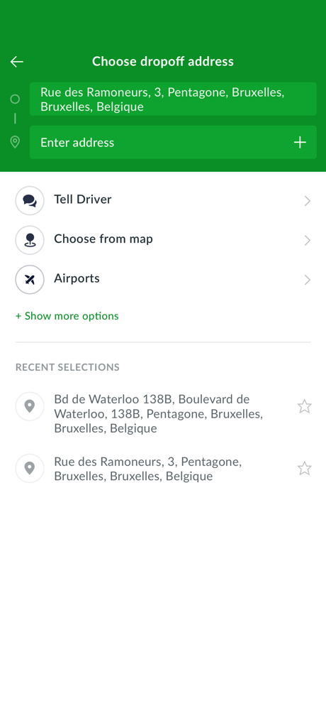 Taxis Verts Brussels screenshot 4