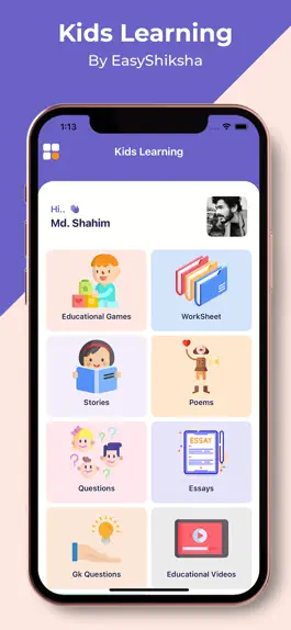 Game screenshot Kids Learning by EasyShiksha apk