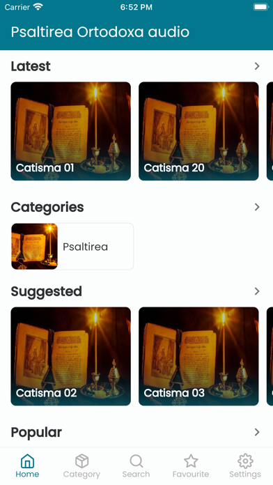Psaltirea Ortodoxa AUDIO Screenshot