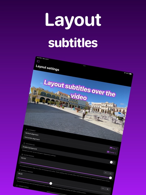 SubtitlerKit – video subtitles iPad screenshot 5 - Photo & Video app