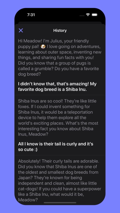 AI Pets: Super smart chat pals Screenshot