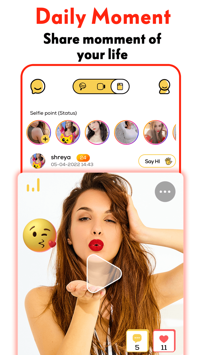 Loly Short video, Live stream