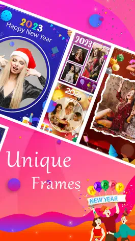 Game screenshot New Year photo Frames Greeting hack