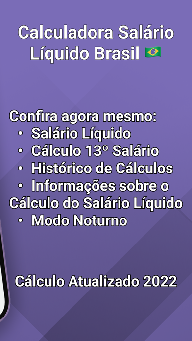 Calculadora Salário Líquido BR Screenshot