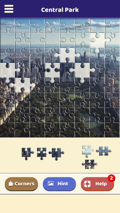 Central Park Love Puzzle Screenshot