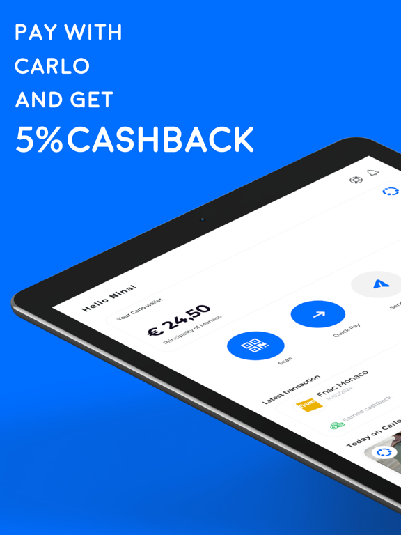 Carlo App iPad screenshot 2 - Shopping app