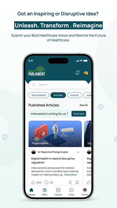 Health Parliament Screenshot