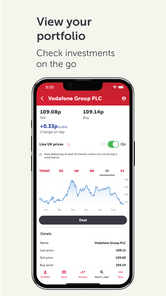 #2. AJ Bell (iOS) 由: AJ Bell