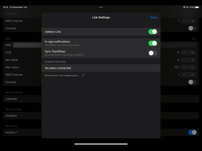 MIDI Motion for Apple Watch