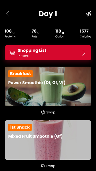 TMS Fitness Screenshot