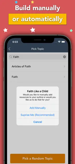 Game screenshot LDS Talk and Lesson Generator hack