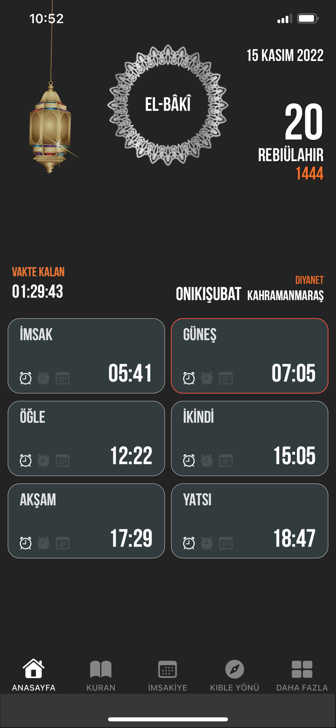 Namaz Vakitleri Diyanet