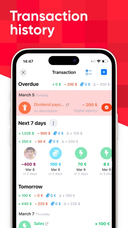 Webasyst Cash Flow & Forecast screenshot-4
