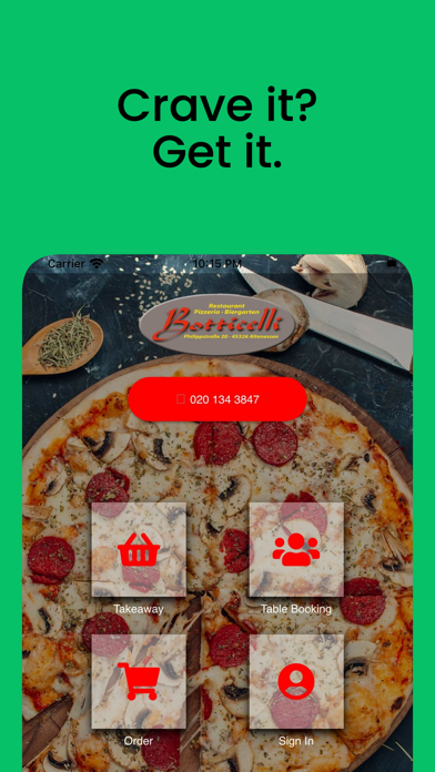 Restaurant Da Botticelli Screenshot