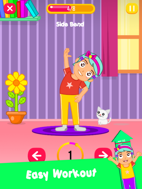 Kids Height Increase Workout iPad screenshot 5 - Health & Fitness app