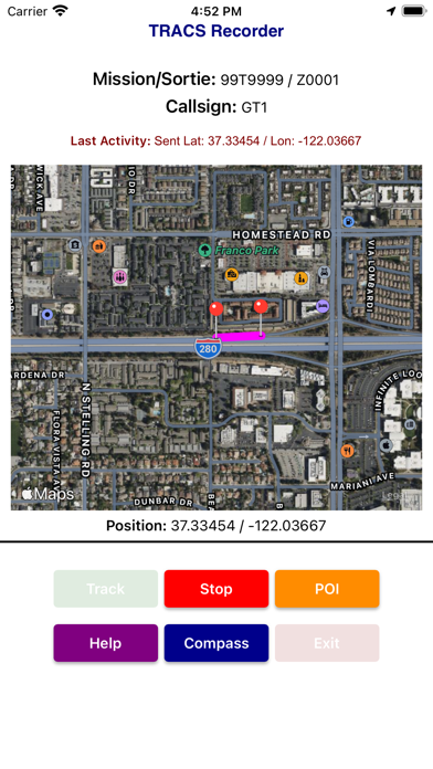 TRACS Recorder Screenshot