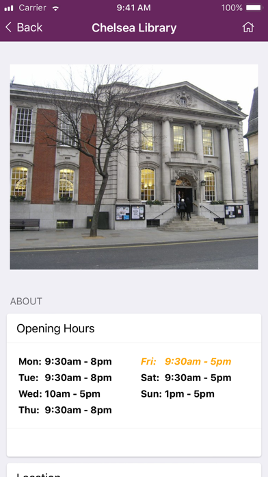 RBKC & WCC Libraries Screenshot