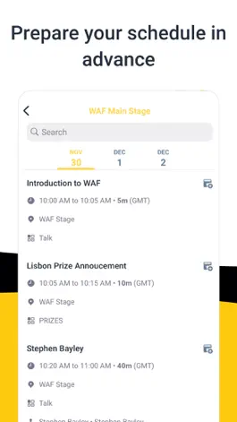 Game screenshot WAF Events apk