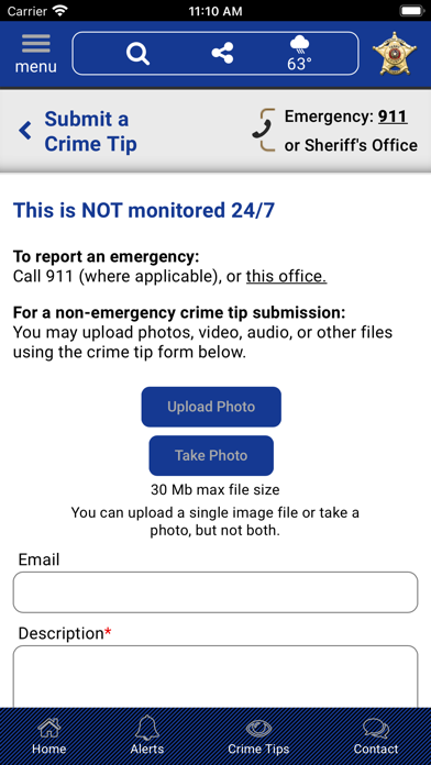 Terry County Texas Sheriff Screenshot
