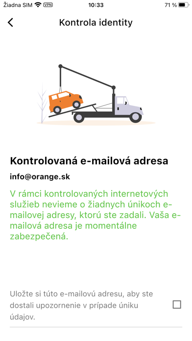 Online ochrana Screenshot