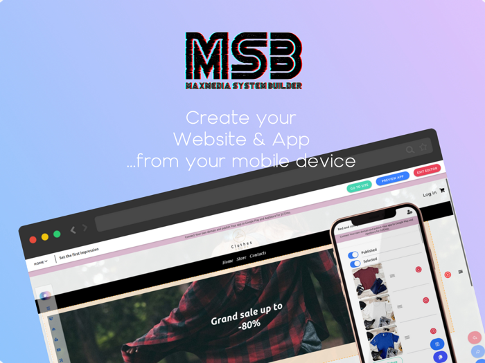 Builderly Site and App builder