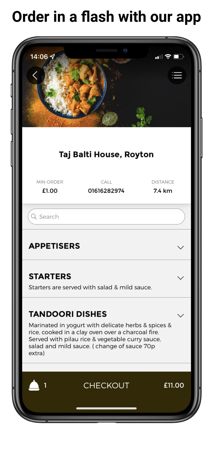 Taj Balti House App