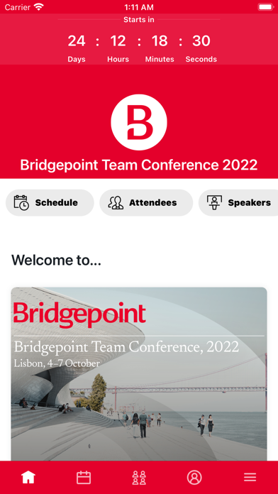 Bridgepoint Conference 2022 Screenshot