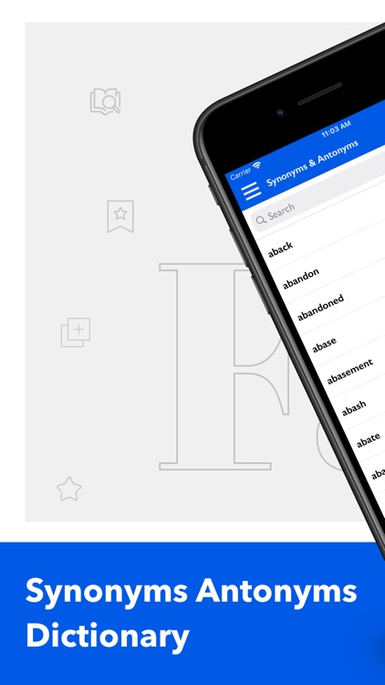 Synonyms & Antonyms Dictionary