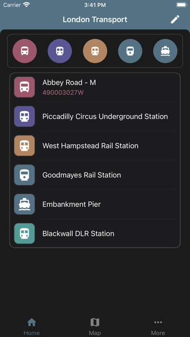 London Transport Live Times Screenshot