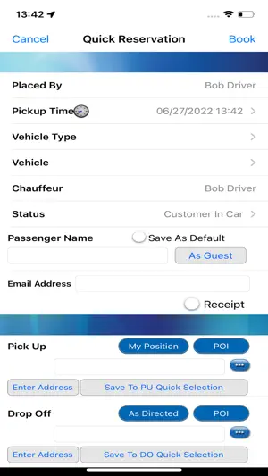 iChauffeur screenshot 3