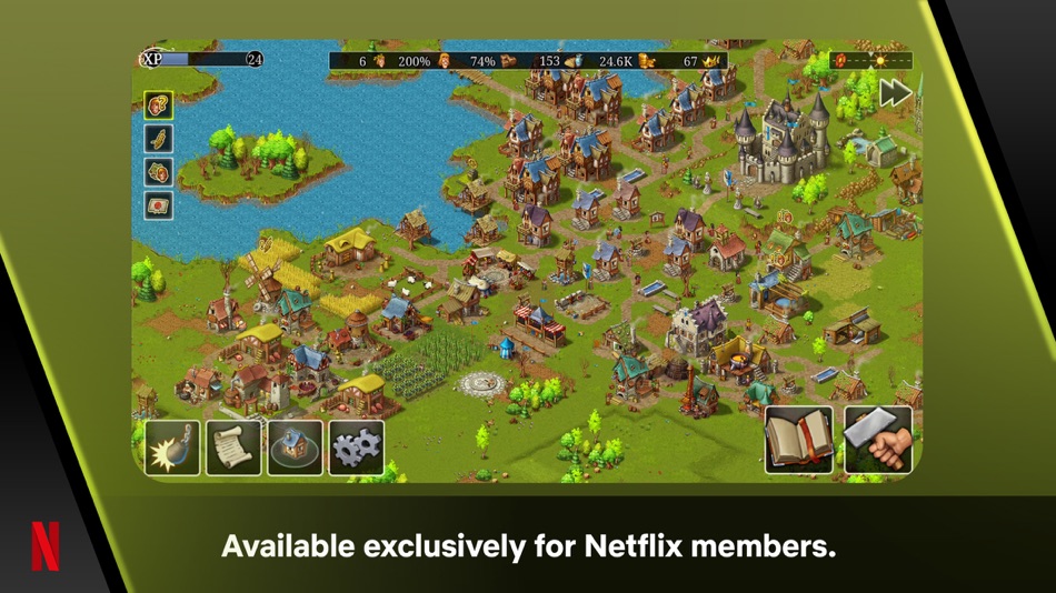 #1. Townsmen – A Kingdom Rebuilt (iOS) 由: Netflix, Inc.