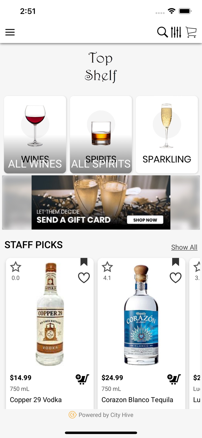 TOP SHELF LIQUORS GA