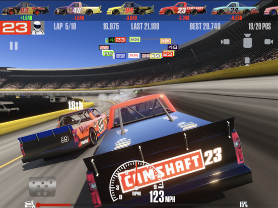 Stock Car Racing iPad app afbeelding 6