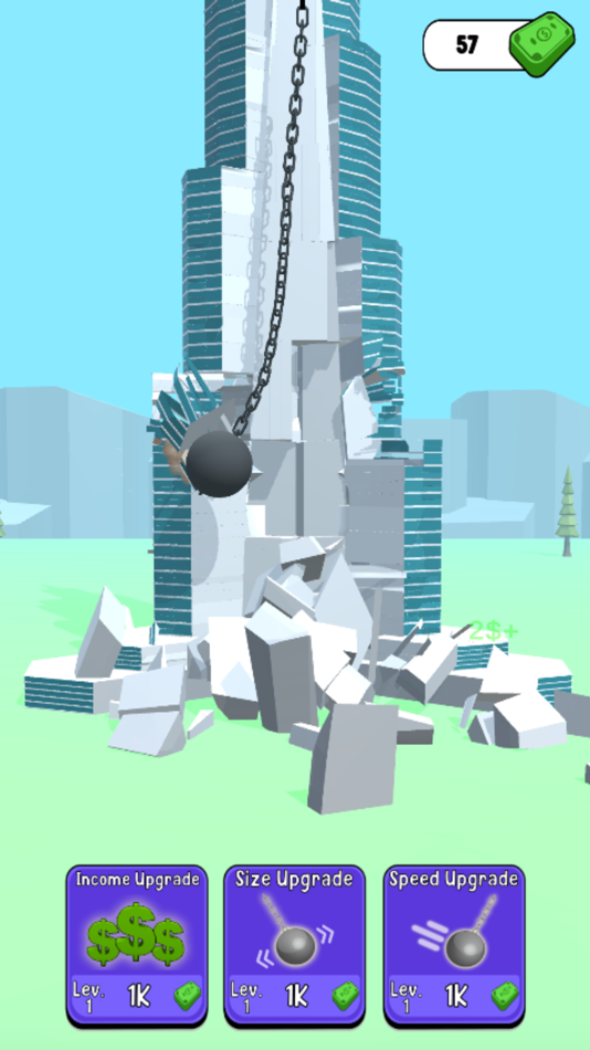 #2. Wrecking Ball Game (iOS) 由: GamerGage Studio