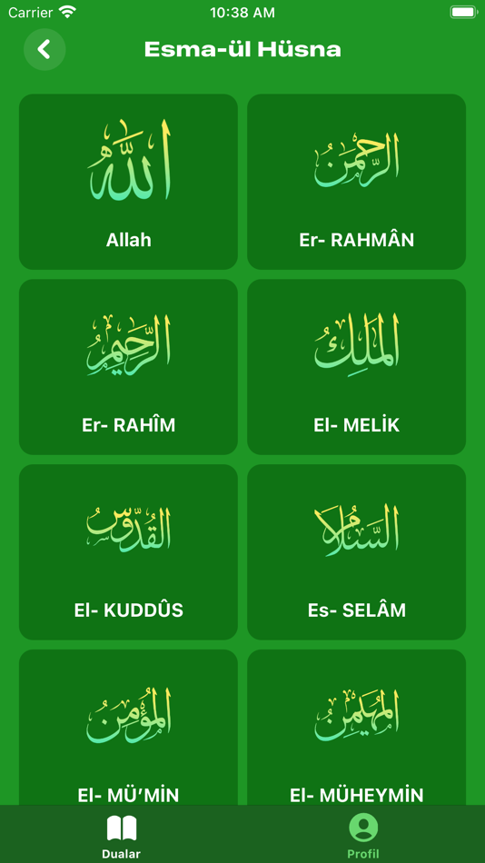 #4. Dualar (iOS) Podle: Savaş Özdemir