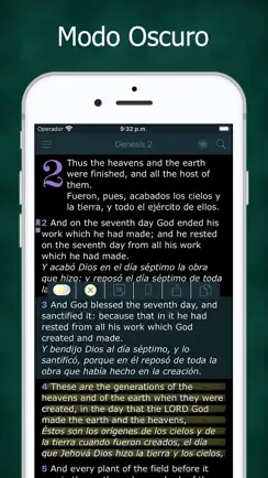 Spanish English Bible - Biblia iPhone image 3