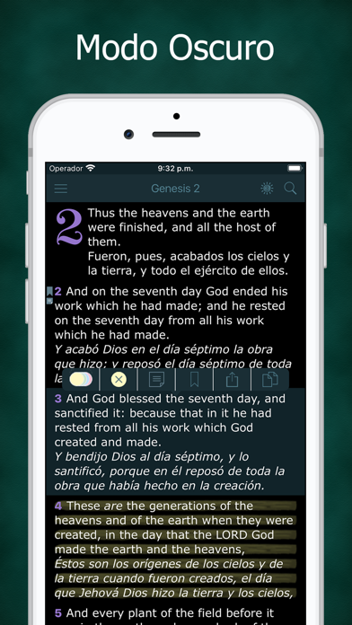 Screenshot #3 pour Spanish English Bible - Biblia