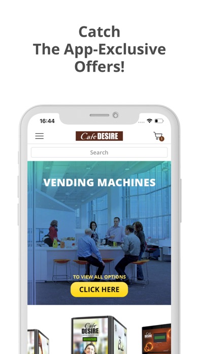 Screenshot 1 of cafedesireonline.com App