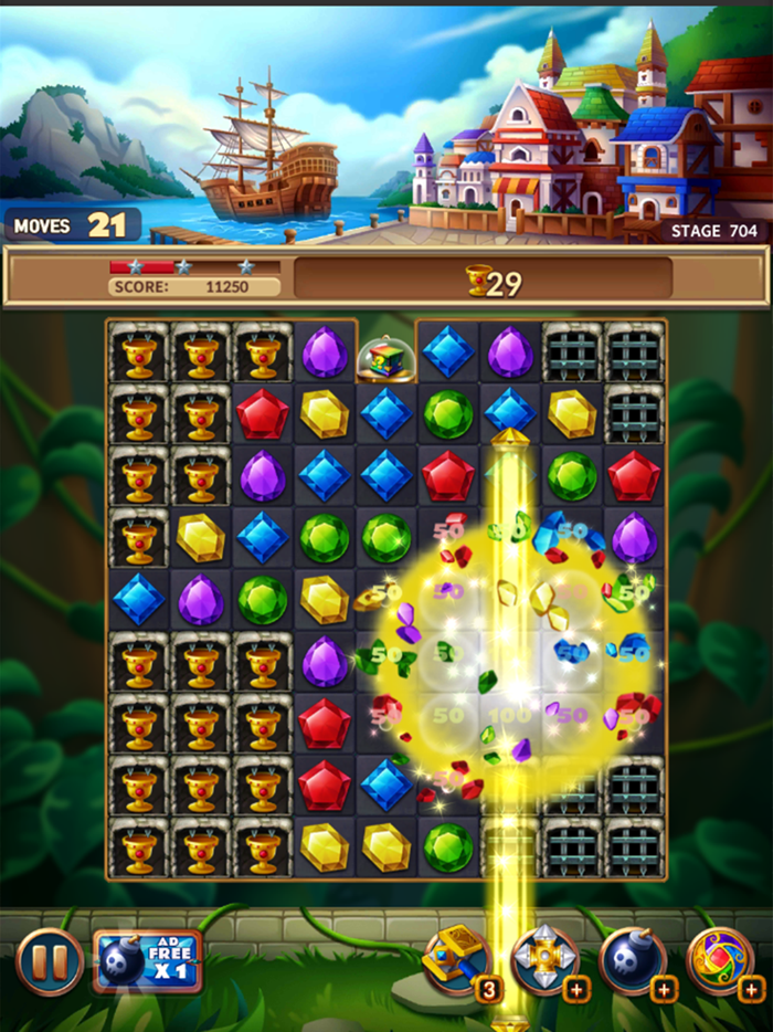 Jewels Crush Fantasy - Match 3