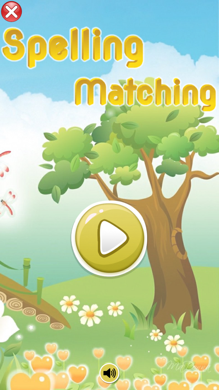 Kids Spelling Matching Game
