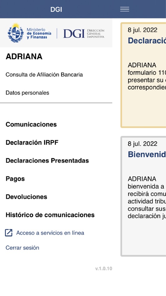 #4. DGI (iOS) 由: Dirección General Impositiva
